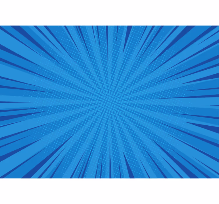 Graffiti wall mural dynamic blue burst - TenStickers