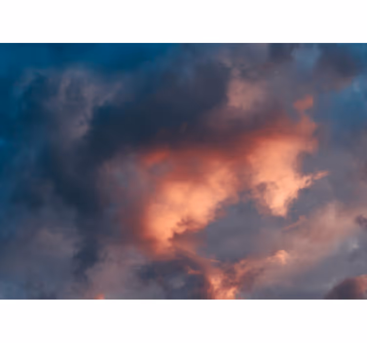 Sky mural striking cloudscape - TenStickers