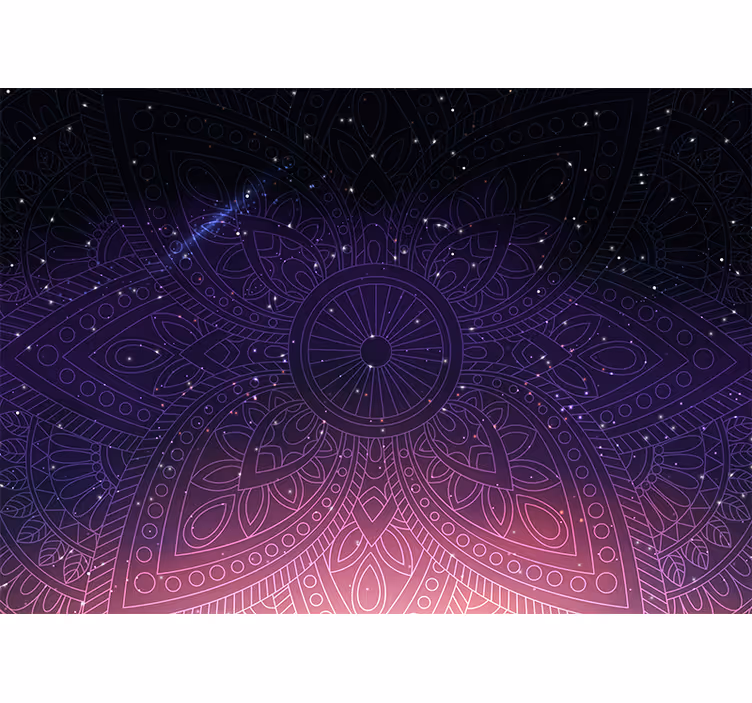 Mandala wall mural intricate mandala design - TenStickers
