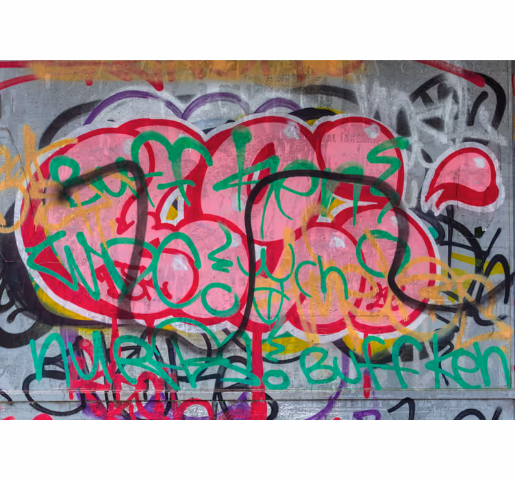 Graffiti wall mural vibrant urban artistry - TenStickers