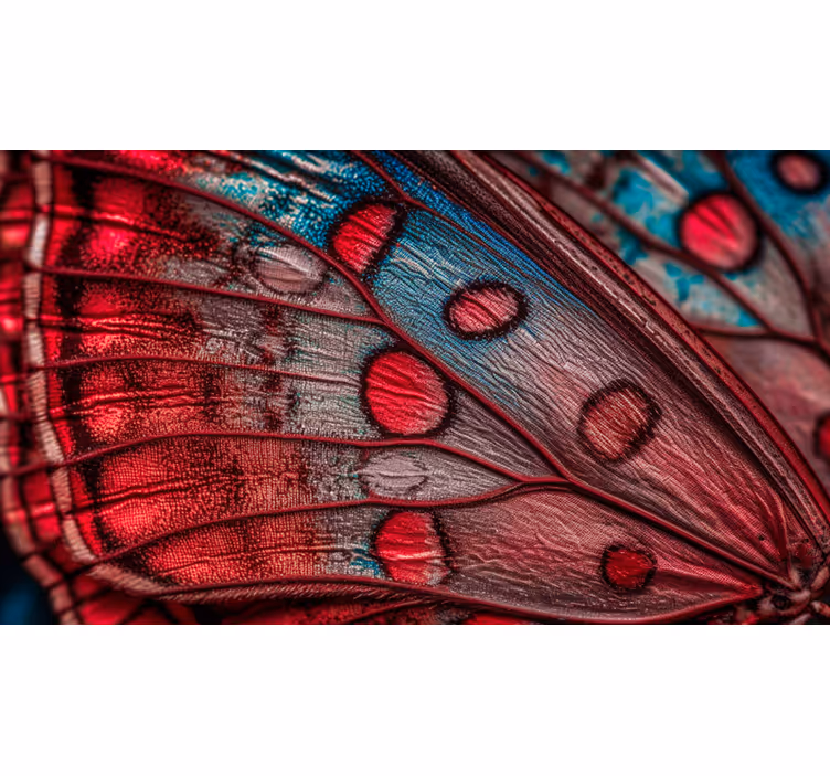 Butterfly wing wall mural - TenStickers