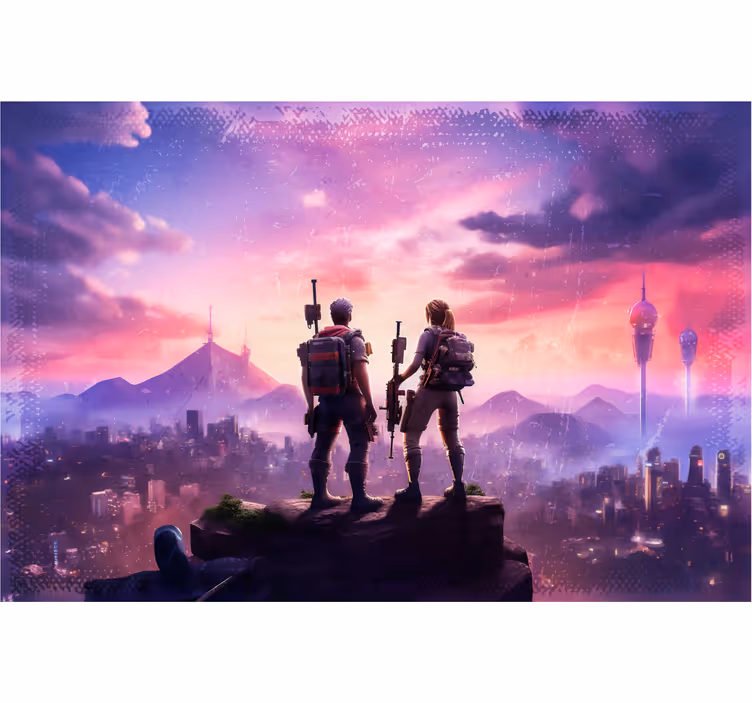Characters in adventure Teenage wall murals - TenStickers