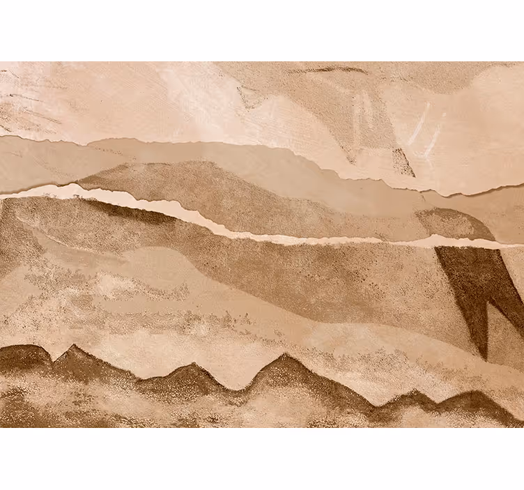 Strips of paper beige wall mural - TenStickers