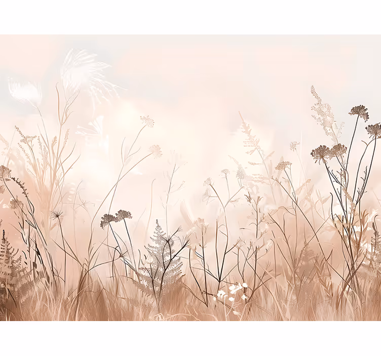 Wild plants nature wall mural - TenStickers