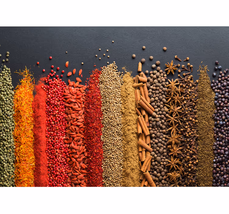 Different species food Kitchen Wall Mural - TenStickers