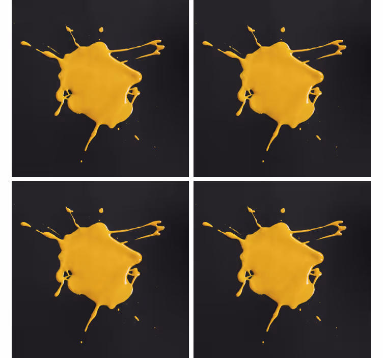 Paint effect drink coaster - TenStickers
