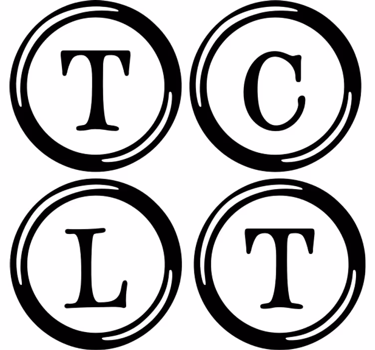 Personalizable coasters with t, c, l monogram - TenStickers