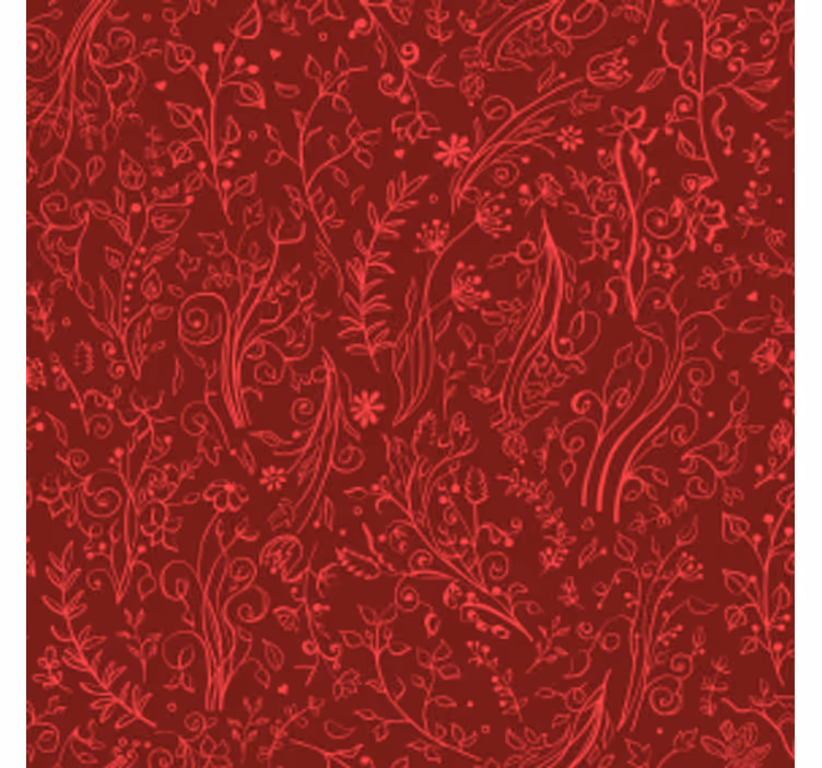 Floral Patterned Background coasters - TenStickers