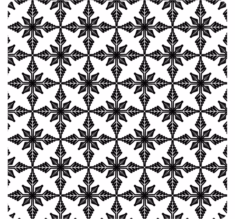Antiqued black and white tile coasters - TenStickers