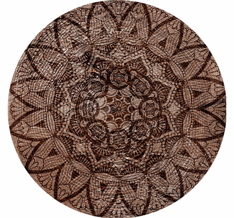 Coasters with detailed lace design - TenStickers