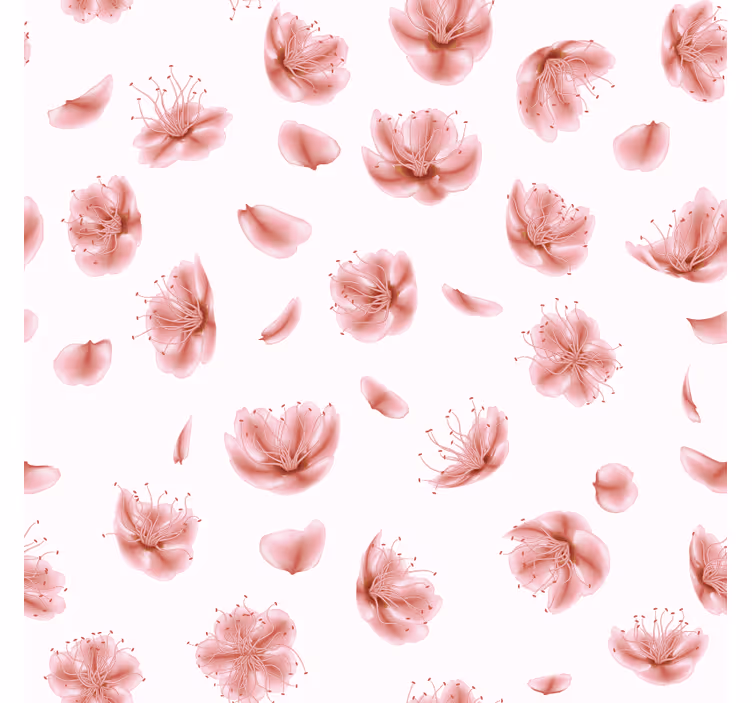 Elegant pink cherry blossoms modern coaster - TenStickers