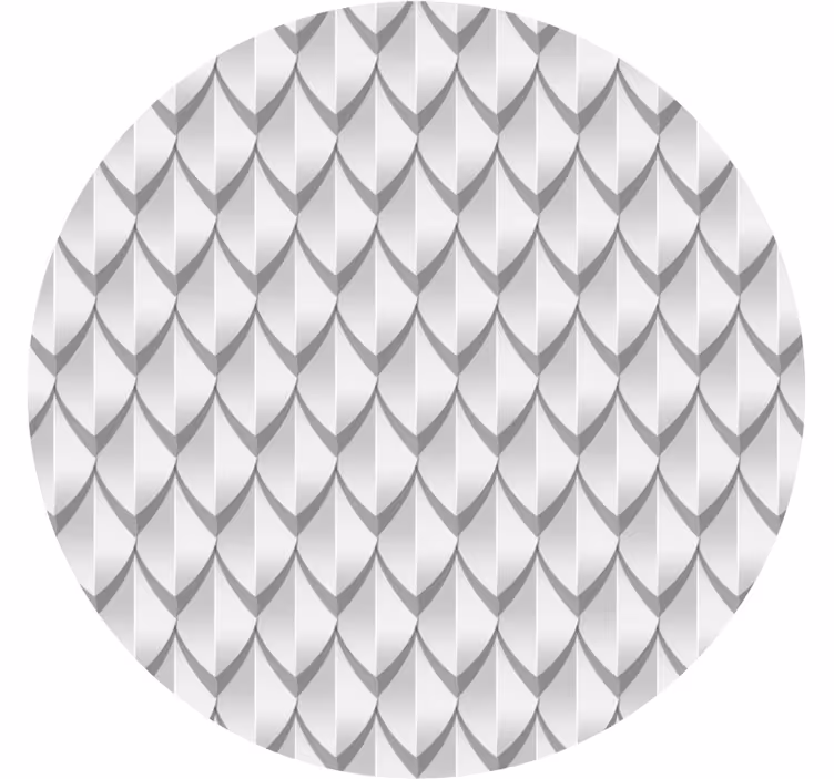 Circular gray dragon pattern texture coaster - TenStickers