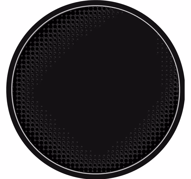 Textured circular surface beer mats - TenStickers