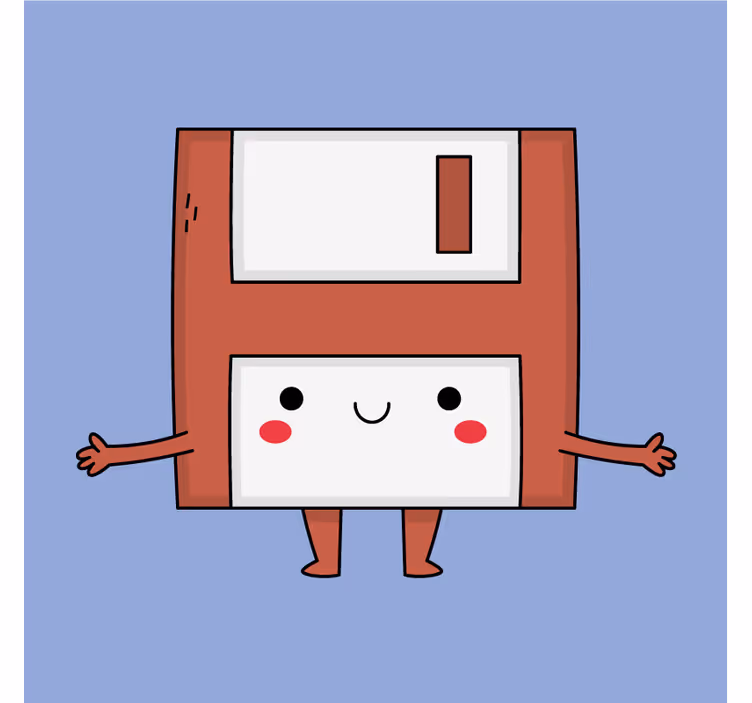 Happy HDD geek  vinyl coasters - TenStickers