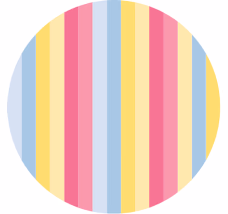 Pastel colors design modern coaster - TenStickers