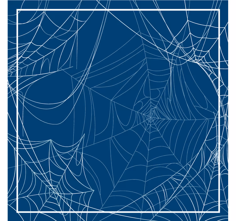 Intricate Web Pattern Halloween coasters - TenStickers