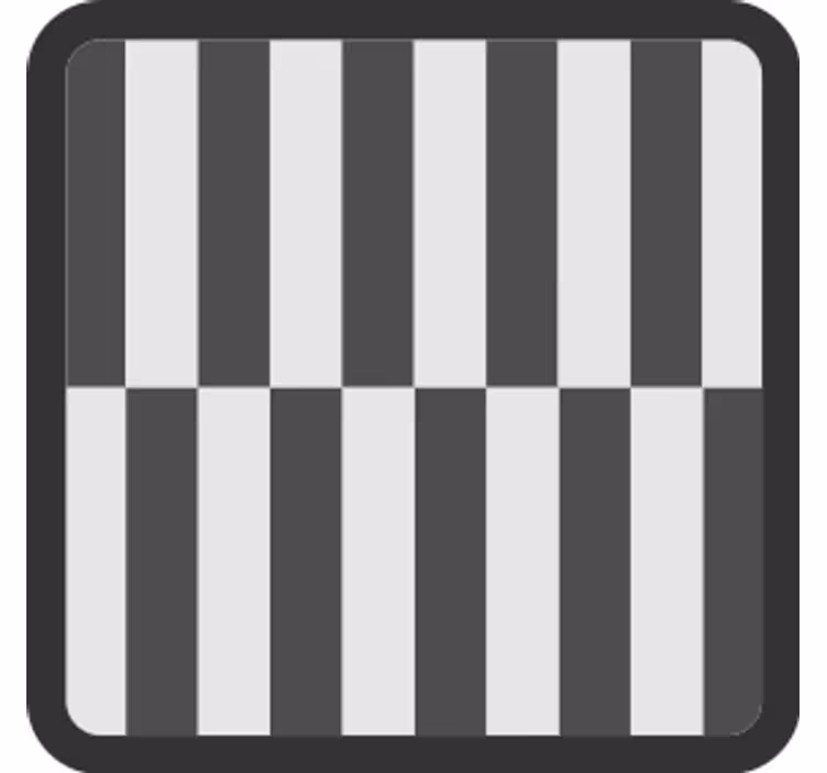 Coasters with striped surface pattern - TenStickers