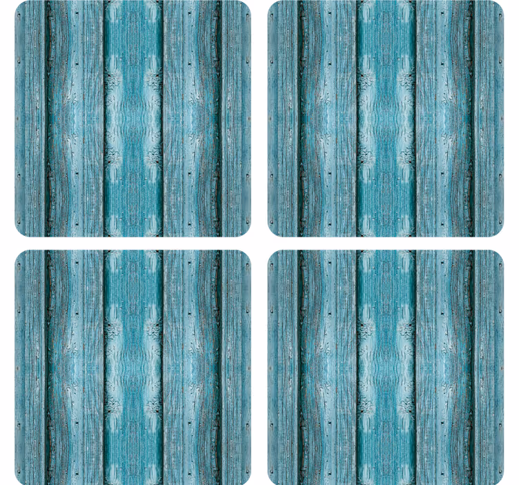 Textured plank surface coasters - TenStickers