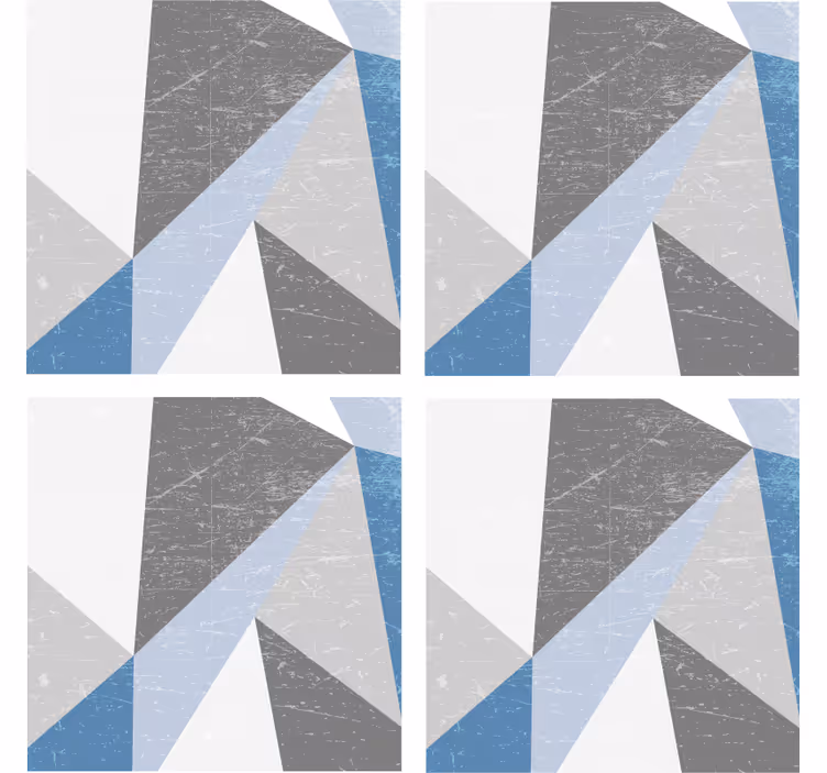 Geometric angular shapes coasters - TenStickers