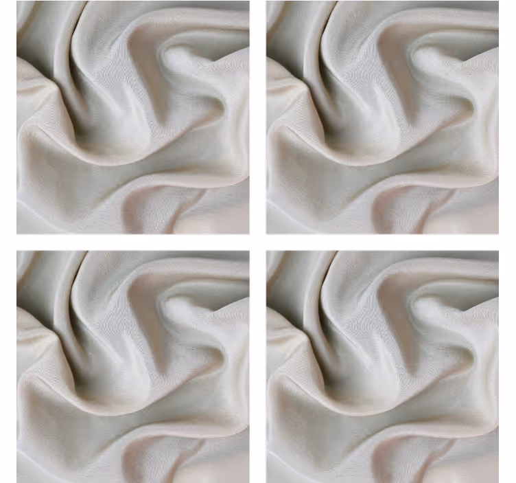 Elegant soft fabric texture coasters - TenStickers