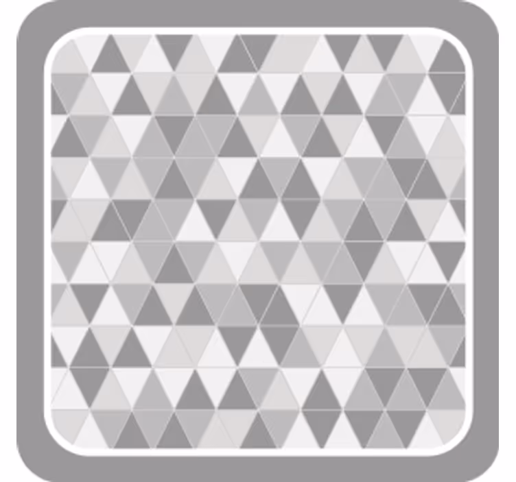 Coasters geometric triangle pattern design - TenStickers