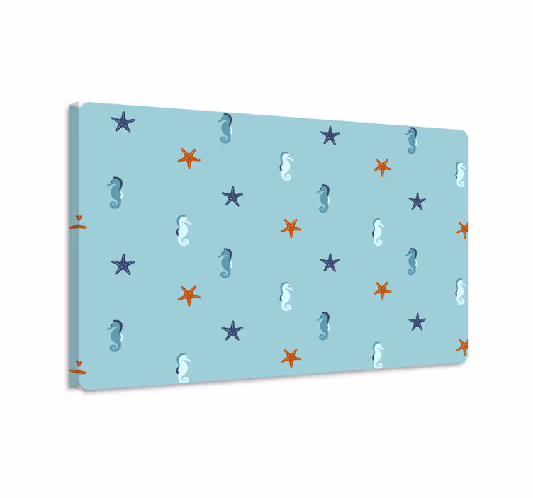 Fish canvas oceanic design laptop - TenStickers