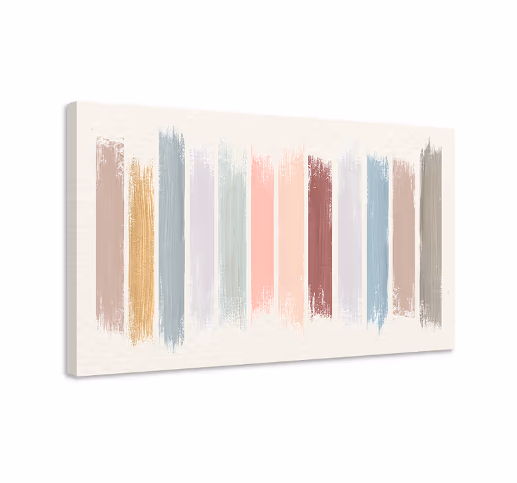 Abstract wall art 1 abstract brushstrokes canvas - TenStickers