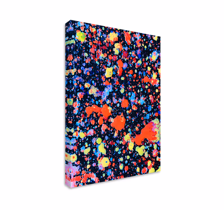 Explosion colors Canvas wall art - TenStickers