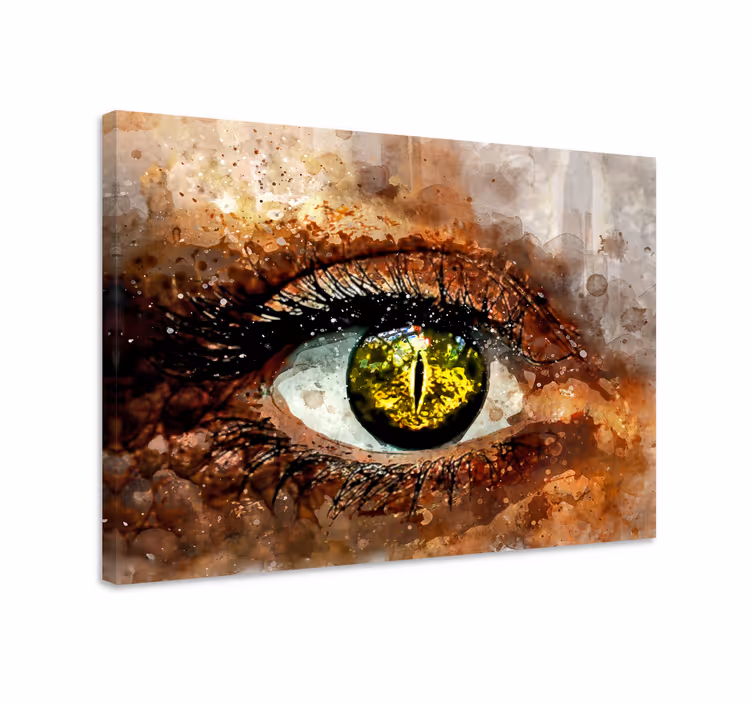Elephant wallart mystical eye capture - TenStickers