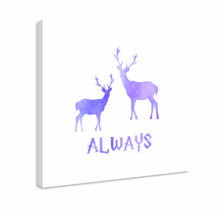 Harry Potter stag canvas art - TenStickers