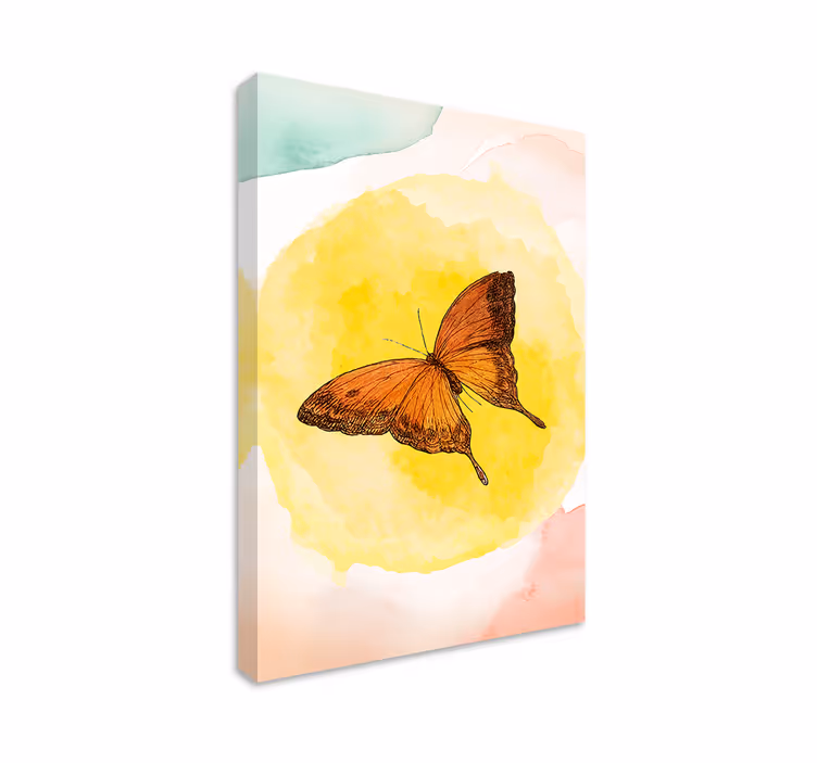 Butterfly canvas with graceful butterfly design - TenStickers