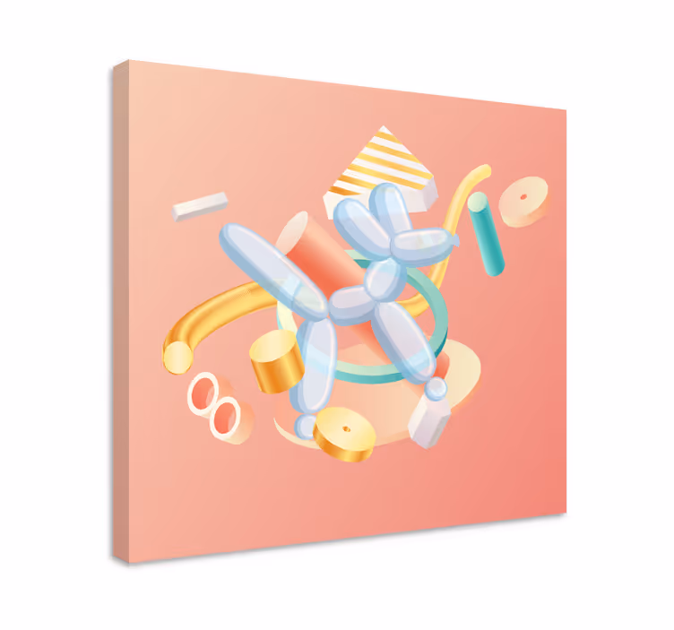 Balloon dog  canvas prints - TenStickers