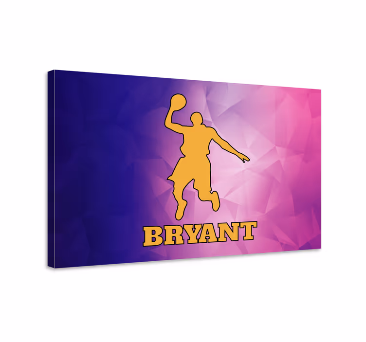 Sports canvas art energetic basketball player - TenStickers