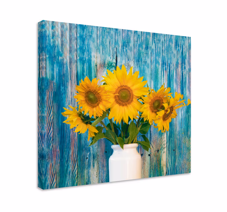 Sunflower Bouquet Display Flowers  canvas - TenStickers