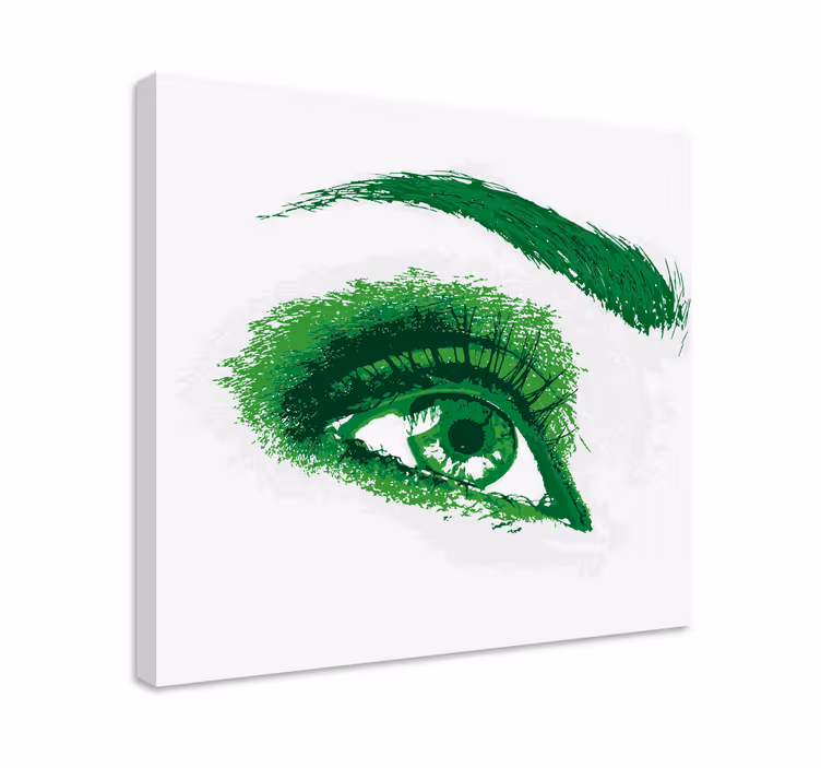 Modern oil painting eye modern canvas - TenStickers