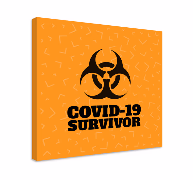 Survivor statement quote canvas - TenStickers