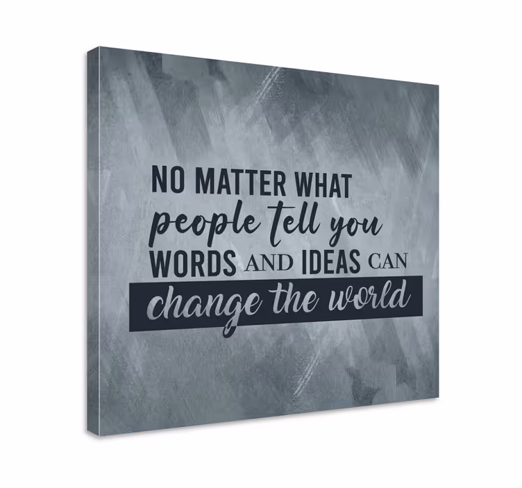 Dead Poets Society quote canvas - TenStickers