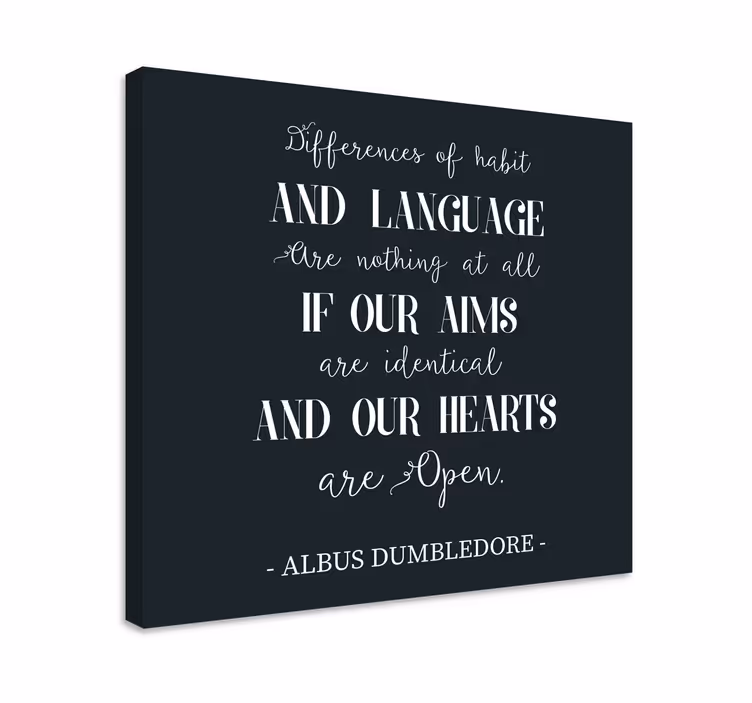 Quote canvas inspirational quote display - TenStickers