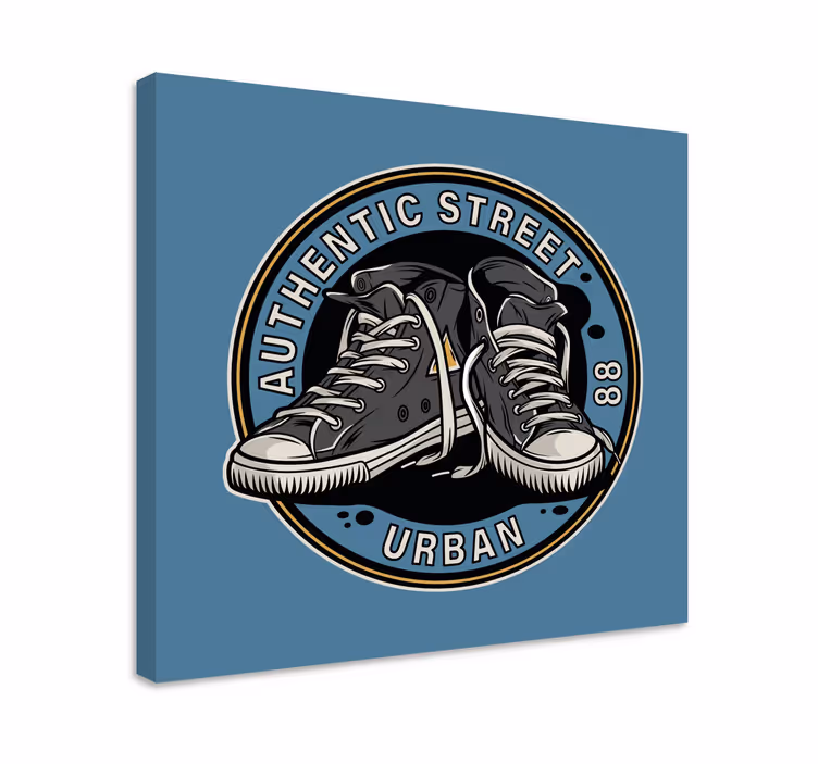 Sports canvas art urban sneakers style - TenStickers