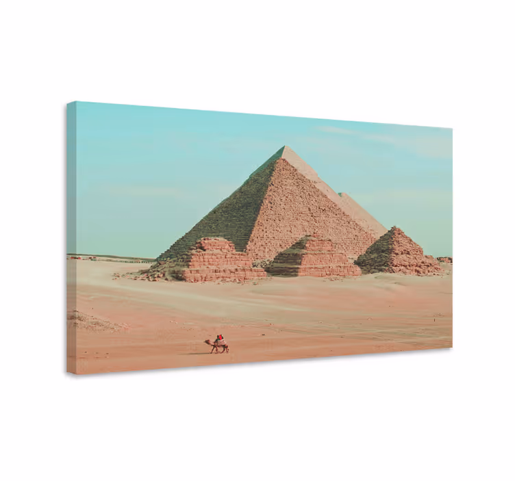 Pyramids aesthetic photography landscape canvas - TenStickers