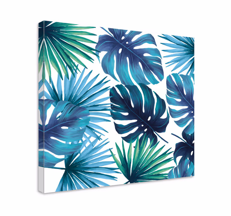 Tropical leaves california style - TenStickers