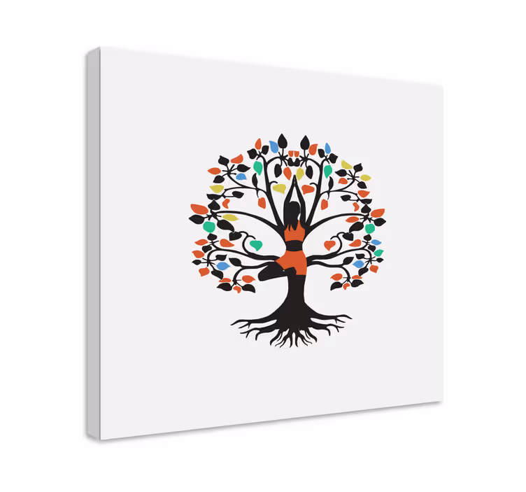 Flowers canvas nature's floral essence - TenStickers