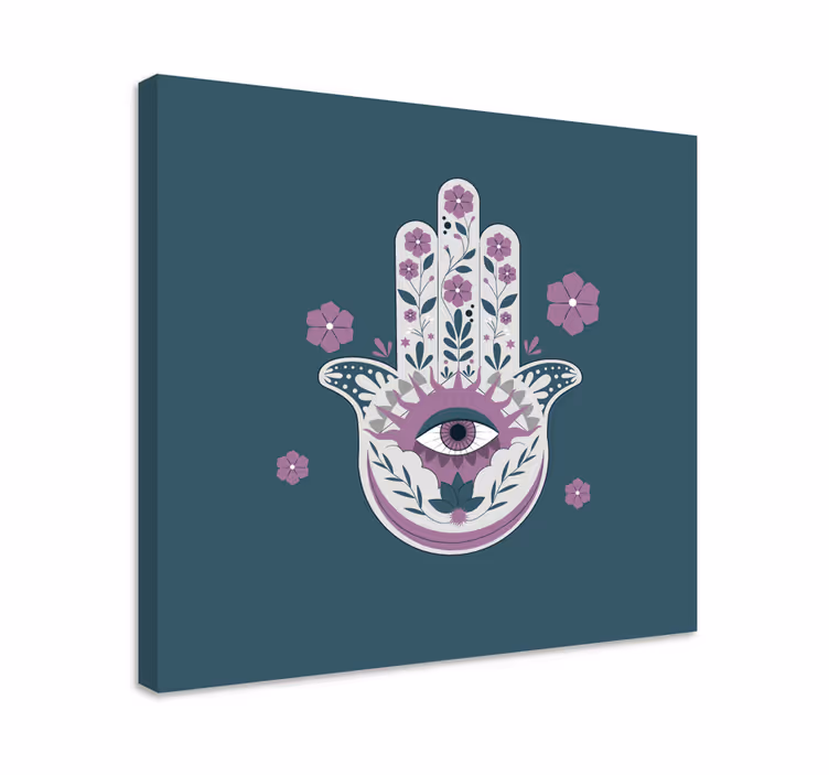 Buddha wall art hand of the eye - TenStickers
