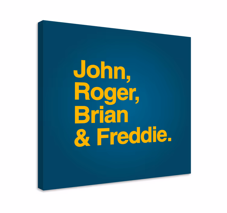 Abc canvas wall art personalized name art - TenStickers