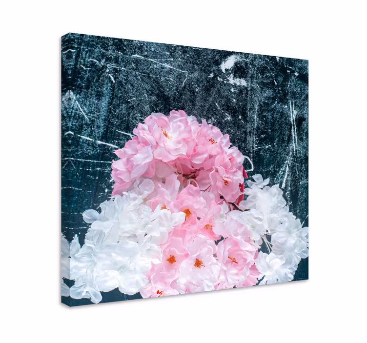 Flowers canvas blush floral arrangement - TenStickers