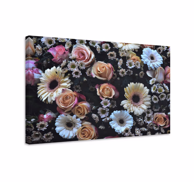 Flowers canvas beautiful floral arrangement - TenStickers