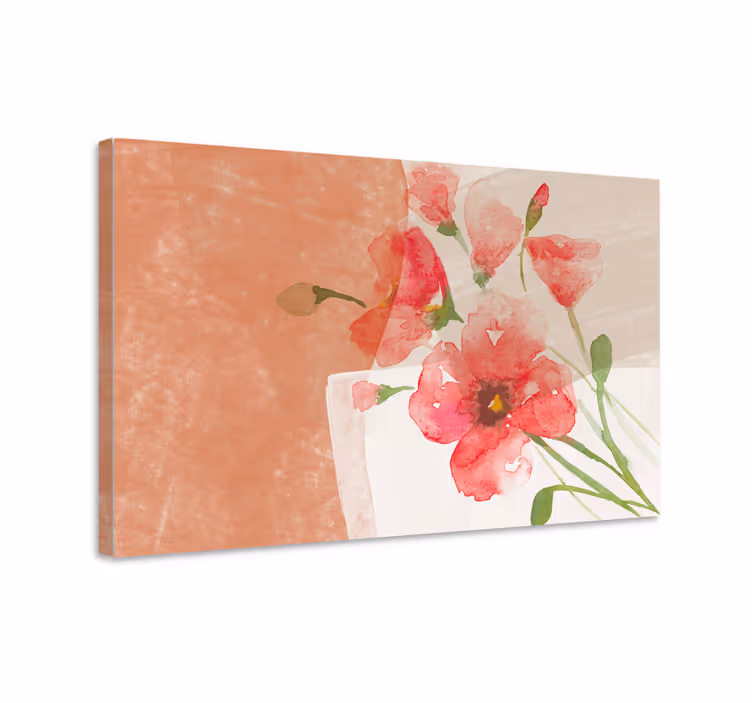 Flowers canvas soft blossom collection - TenStickers