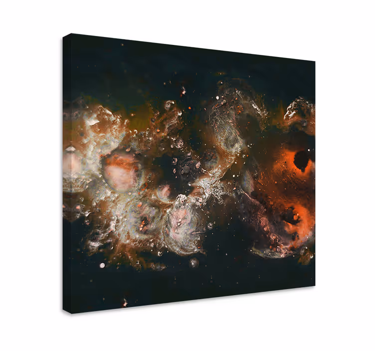 Abstract wall art 1 cosmic movement - TenStickers