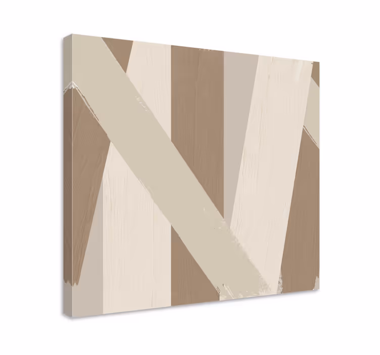 Sand color canvas art prints - TenStickers