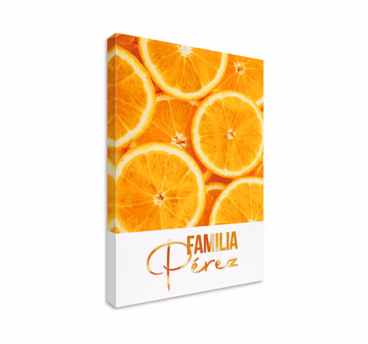Fruit pattern canvas wall art - TenStickers